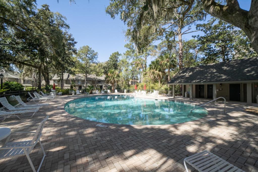 Golf View Two Bedroom With K Q And Fold Out Couch Bikes & Beach Gear Included Île de Hilton-Head Extérieur photo