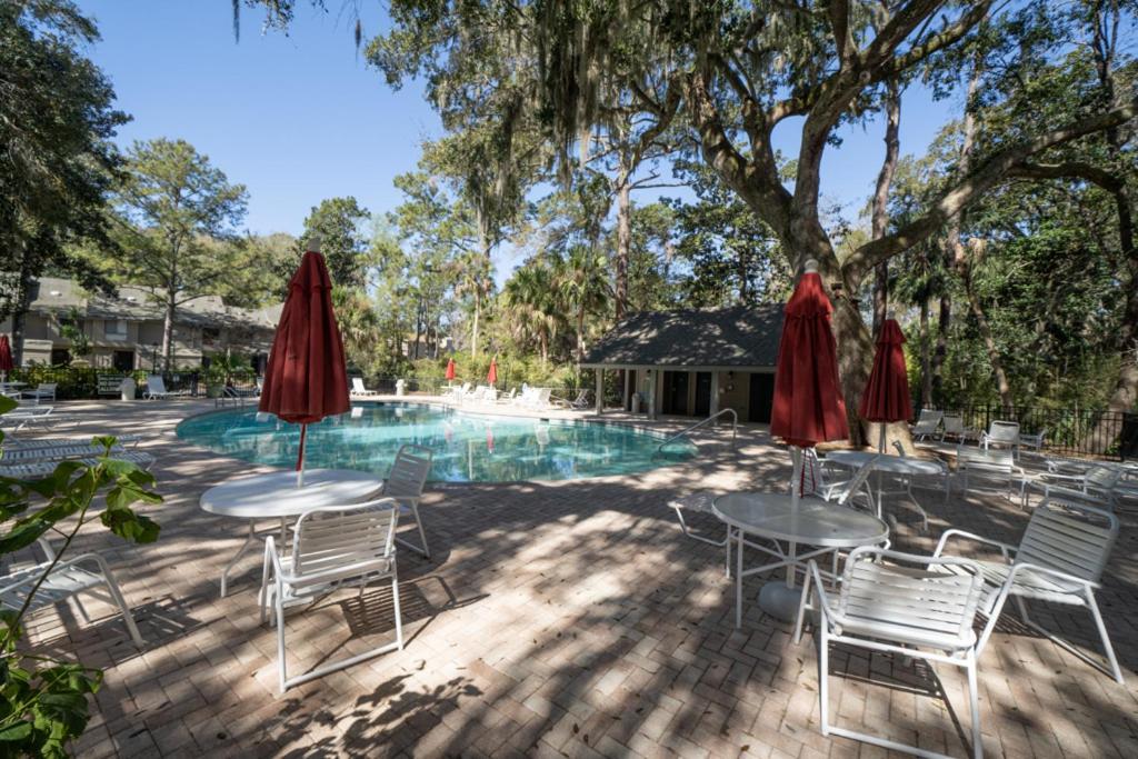 Golf View Two Bedroom With K Q And Fold Out Couch Bikes & Beach Gear Included Île de Hilton-Head Extérieur photo